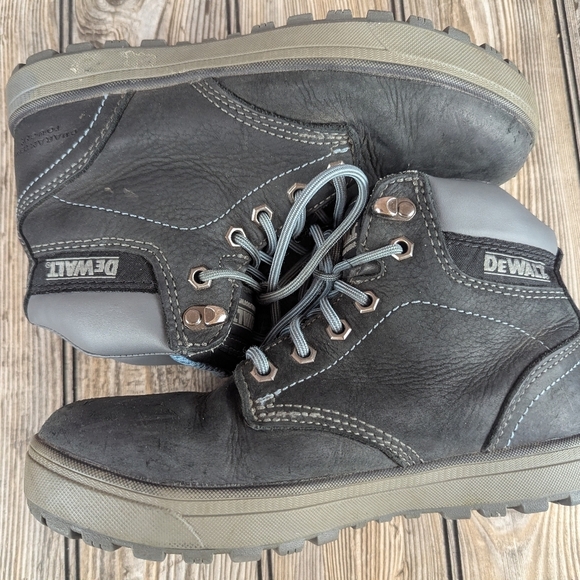 Dewalt Plasma Steel Toe Boots Womens 6.5 Black Work Boot - Picture 8 of 11